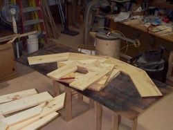 Making the arched tops