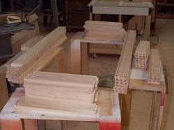 Solid drawer sides are always dovetailed.