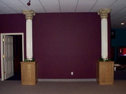 The entry to the theater room at Audio Excellence in Ocala