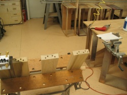 The DowelMax jig at work