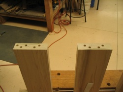The top and lock rails are 5" wide